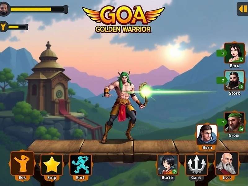 Goa Golden Warrior character customization